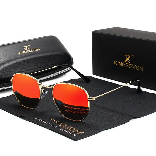 Classic round-frame retro sunglasses for men in multiple colour options with UV protection lenses
