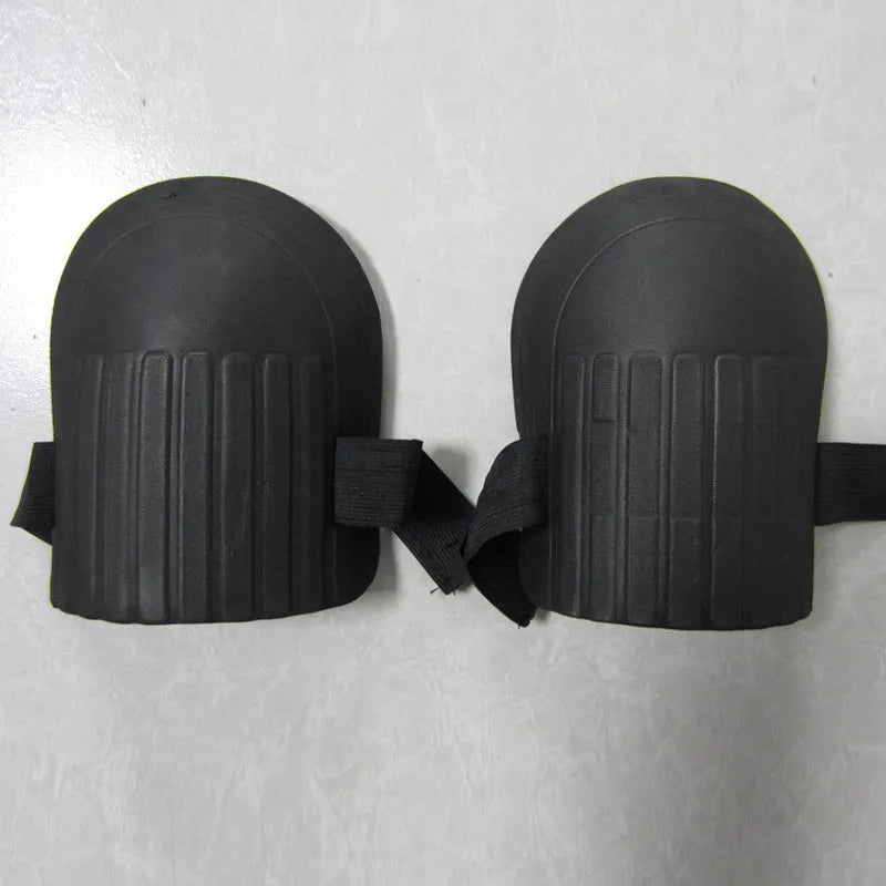 EVA foam knee pads in army green colour showing 19x15 cm rectangular shape for gardening protection