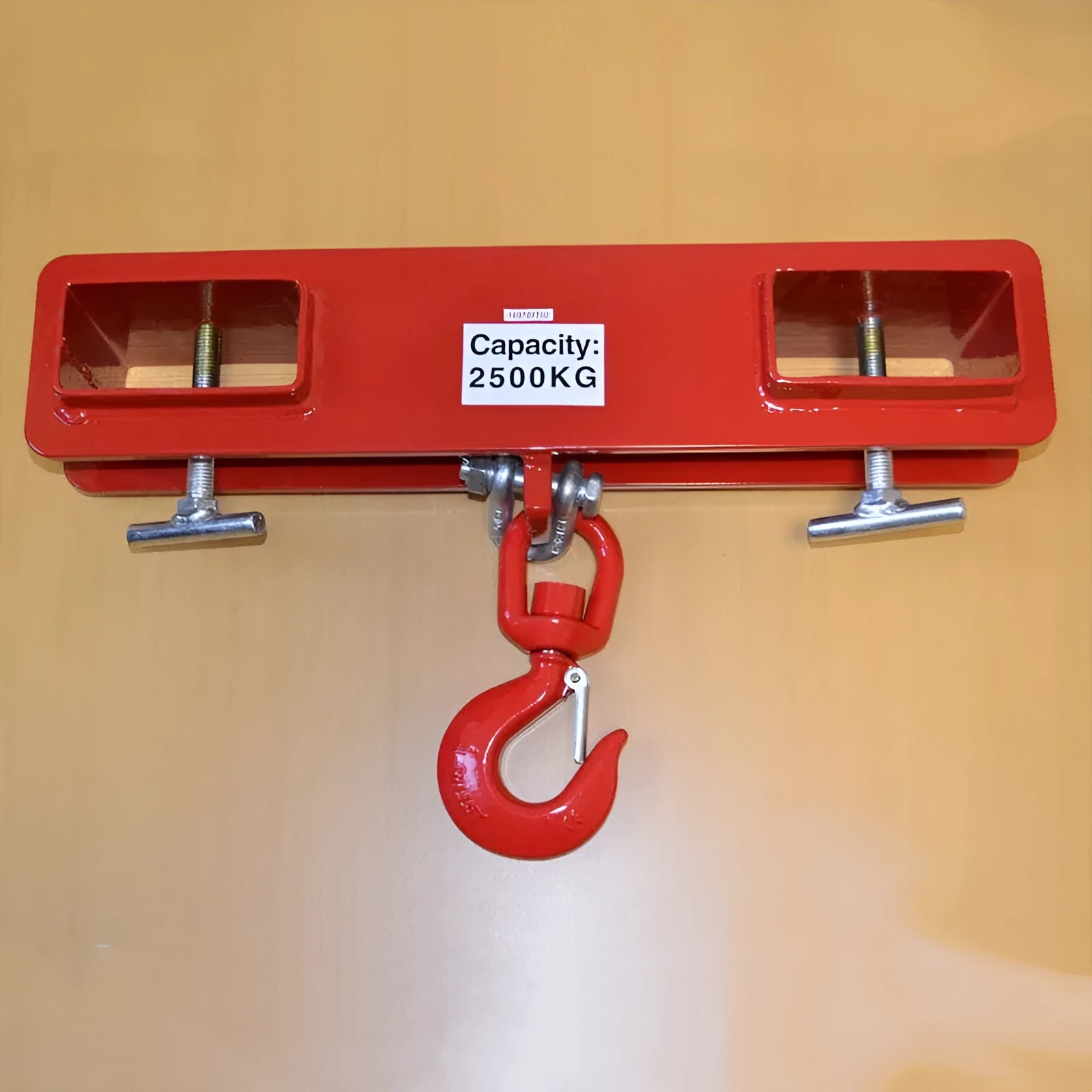 MK forklift hook with rotatable drum design and safety locking device for 25 tonne lifting capacity