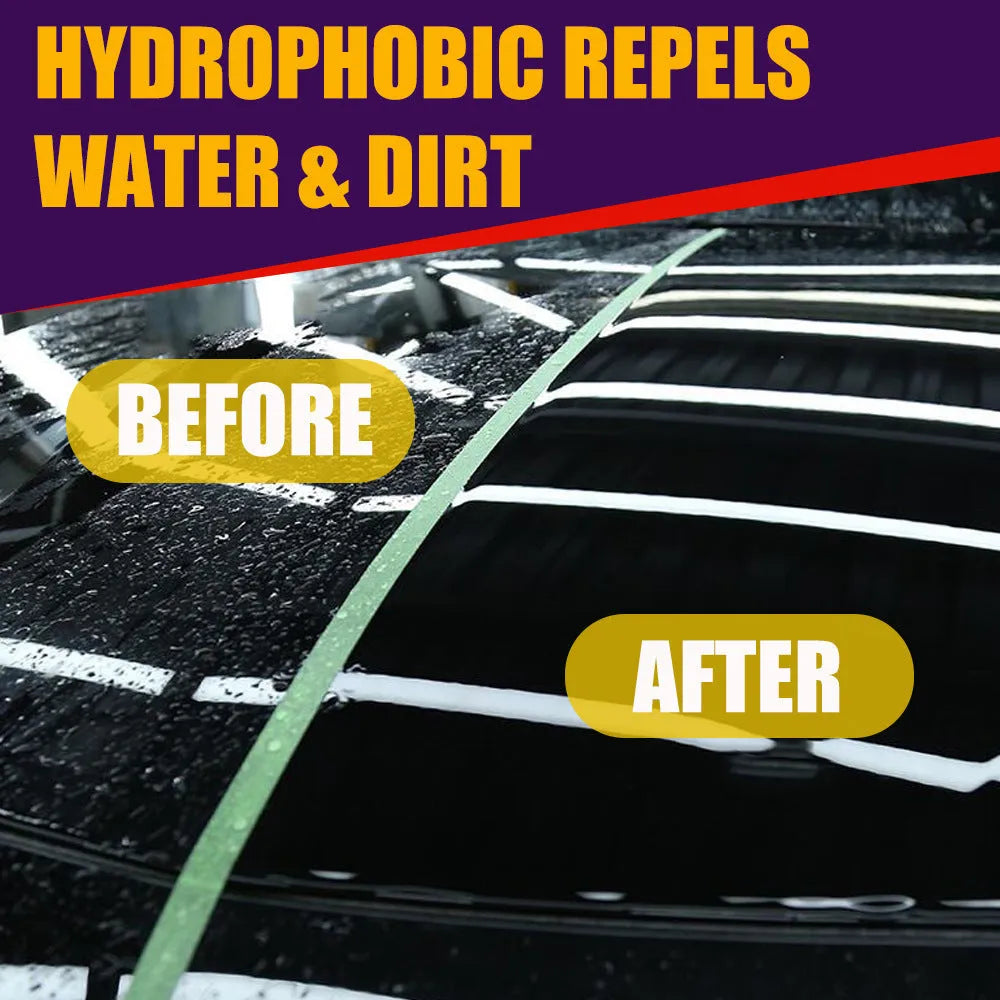 Automobile nano coating agent spray wax in 30ml and 100ml containers for hand application