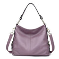 Genuine leather crossbody bag in vertical square silhouette with internal organisation compartments
