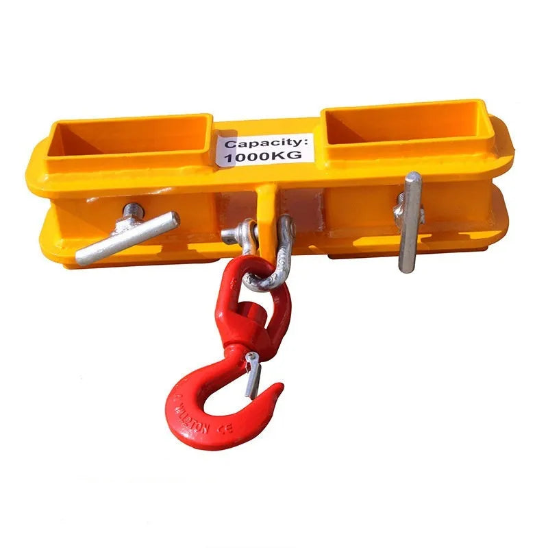 MK forklift hook with rotatable drum design and safety locking device for 25 tonne lifting capacity