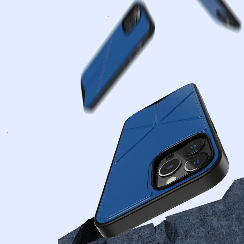 Black tpu phone case for iPhone 13 series on a table