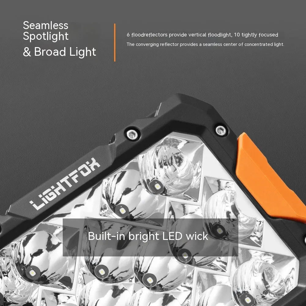 Universal black aluminium LED front bumper light bar kit for off-road vehicle installation