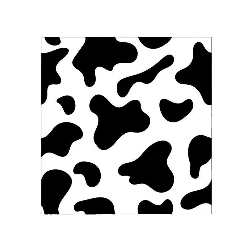 Nylon cosmetic bag with cartoon animal print in Blue Puppy design, showing zip closure and square shape