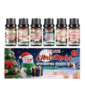 Six Christmas aromatherapy oil diffuser suits with warm home fragrance, each 60ml