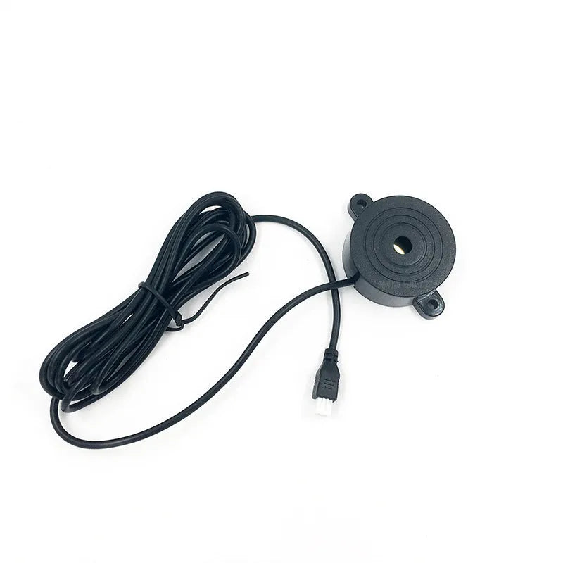 4-probe car reversing radar system with buzzer module, sensors, and installation tools