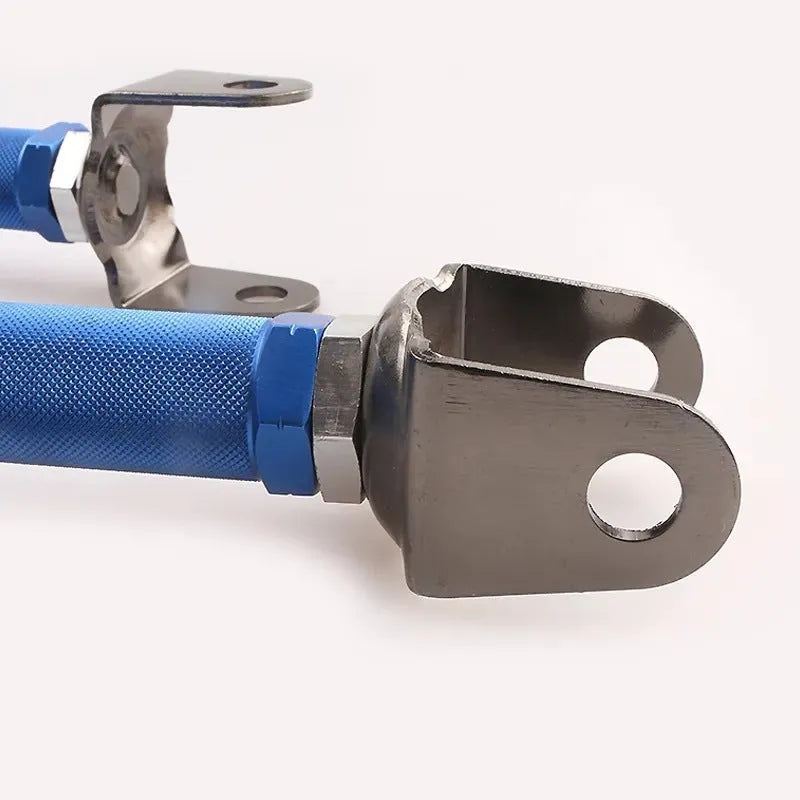 Honda Civic EP3 rear wheel recliner pull rod kit in aluminium alloy with blue and red colour options