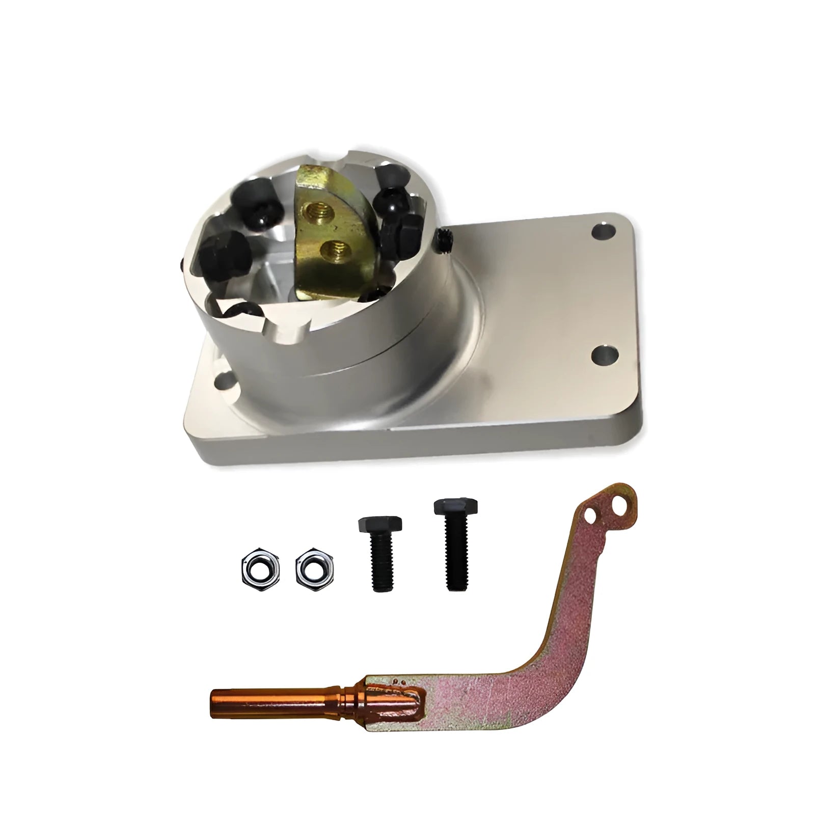 Silver aluminium alloy quick short rod shift lever kit for Horton vehicles