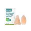 Silicone privacy invisible sticker pack showing droplet and Y-shape designs for discreet body coverage