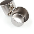 Stainless steel birdcage feeder for outdoor aviaries in small, medium or large sizes