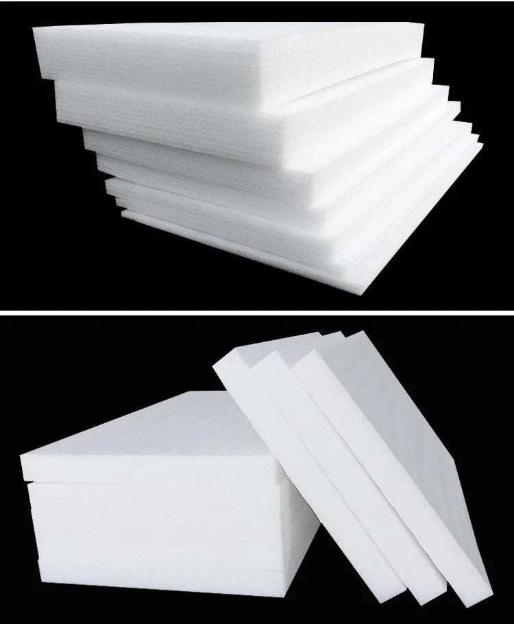 Large white rectangular high density EPE pearl cotton foam board sheet for packaging and crafts