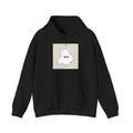 Black men's hoodie with drop-shoulder sleeves and front pocket in loose Japanese Korean casual style