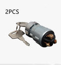 Copper vehicle ignition switch for trucks and forklifts with key