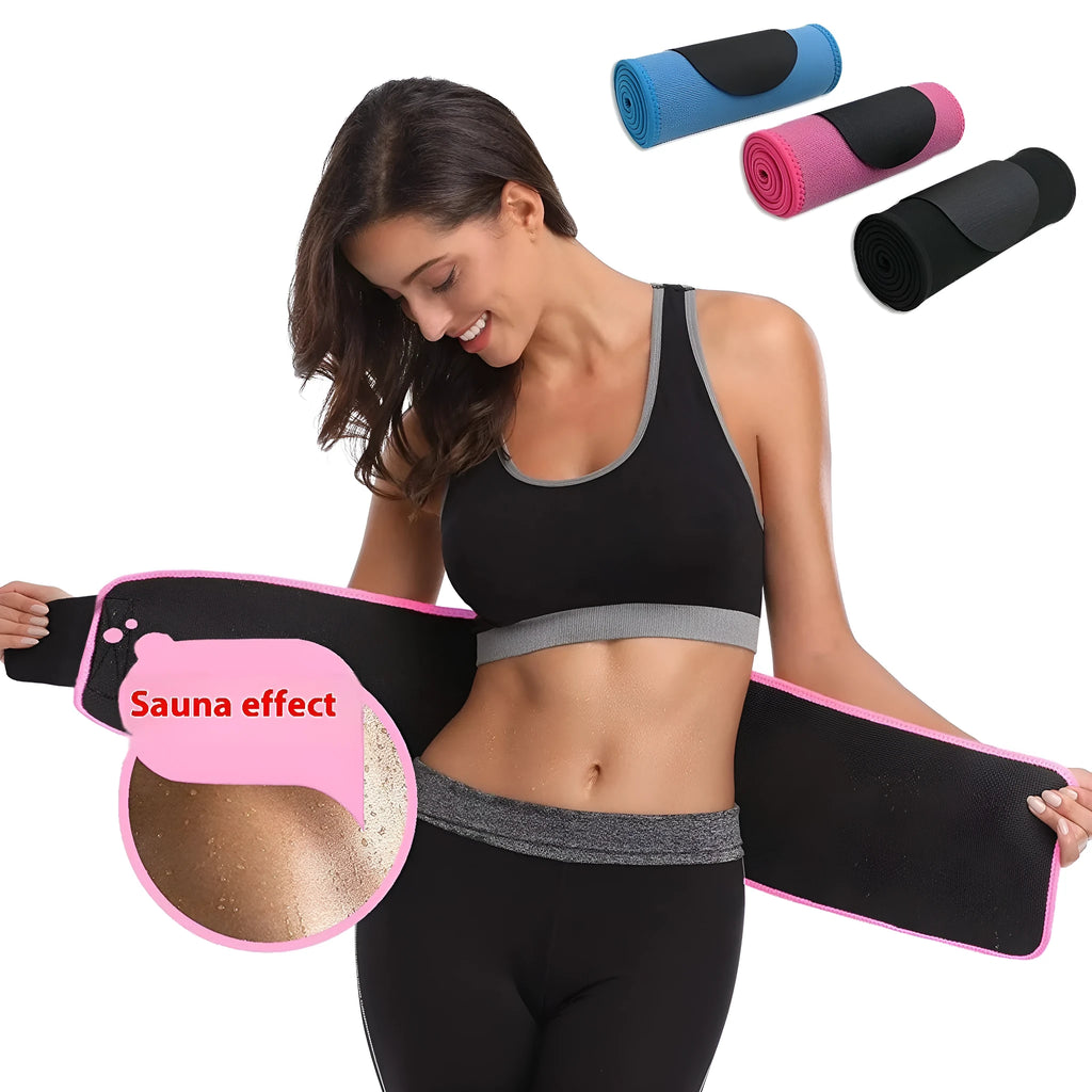 Neoprene hot lumbar support belt for fitness and running in black colour