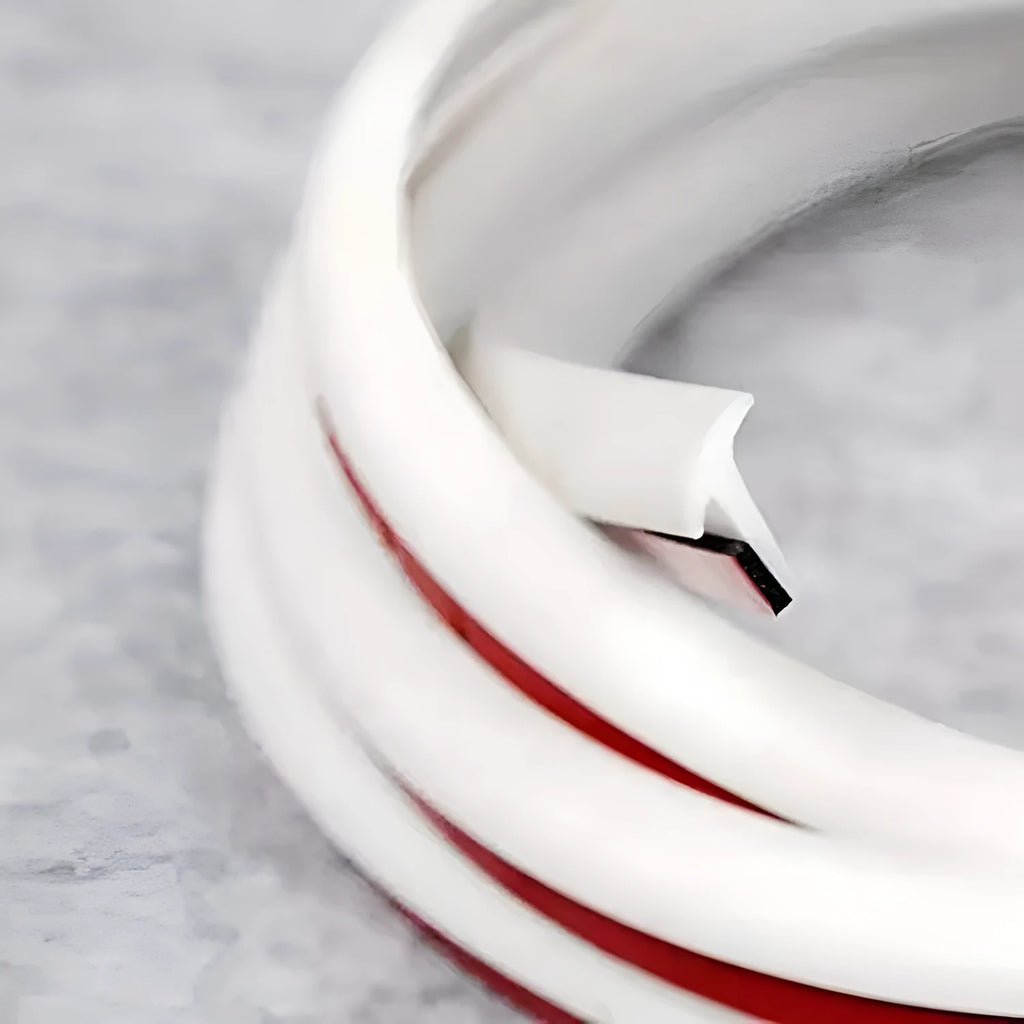 TPE rubber seal strip gap filler for car bumper protection and machinery sealing in black or white