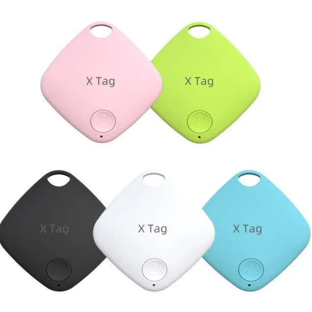 Bluetooth key finder device in five colour options with 37mm diameter for anti-lost tracking