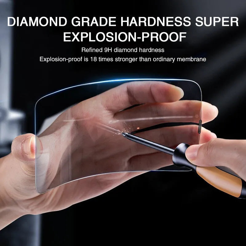 Anti-peeping tempered glass screen protector for iPhone with privacy protection features