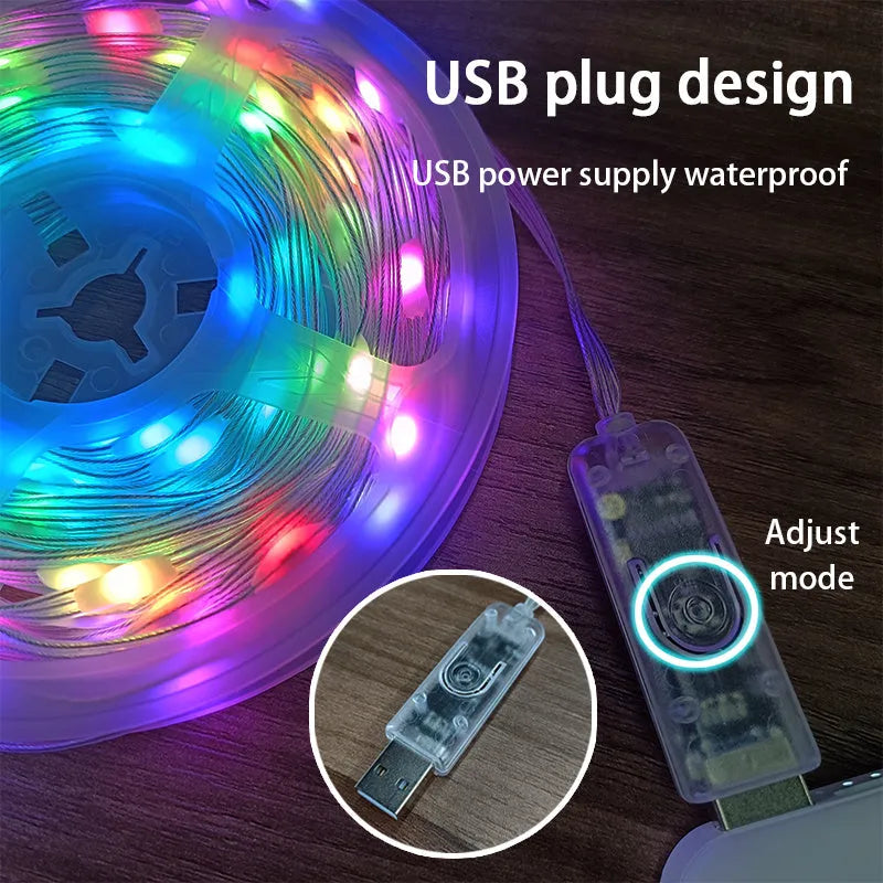 10-metre LED decorative fairy lights with 100 multi-colour bulbs for festivals and parties