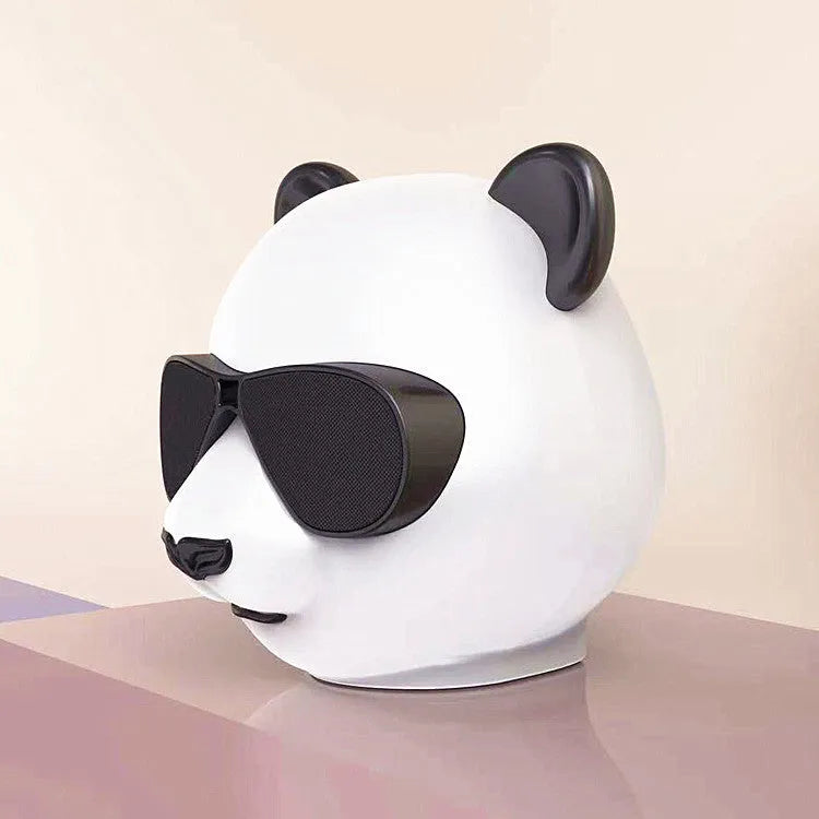 Portable mini Bluetooth speaker in classic style with USB port and wireless connectivity