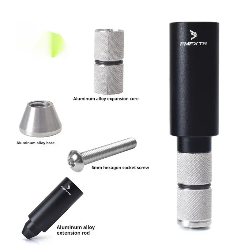 Aluminium alloy bicycle handlebar extension rod pair with 15-20mm adjustment range