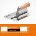 Stainless steel blade putty scraper with wooden handle for floor and wall cement work