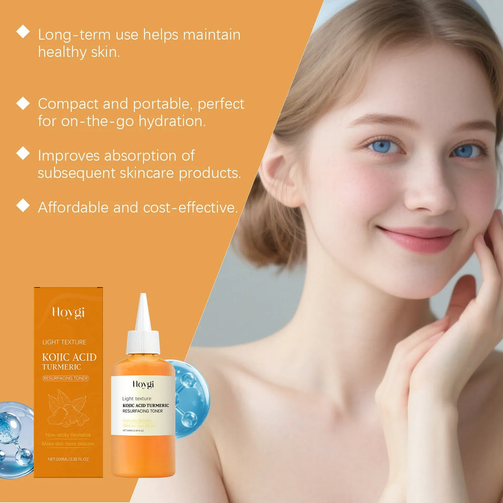 Turmeric Moisturising Water bottle, 100ml, for non-oily daily facial care.