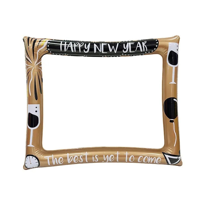 Christmas inflatable photo frame prop for festive photography