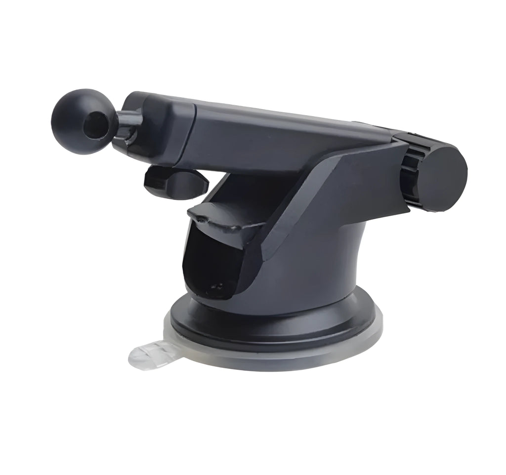 Universal car navigation bracket with telescopic rod for dashboard mounting
