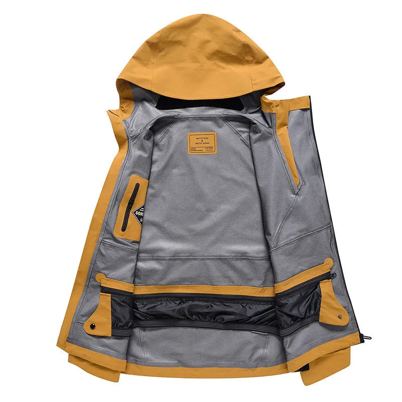 Unisex windproof waterproof ski suit in multiple colours for winter sports