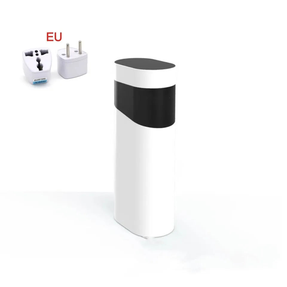 Desktop instant water dispenser with temperature control settings and compact design