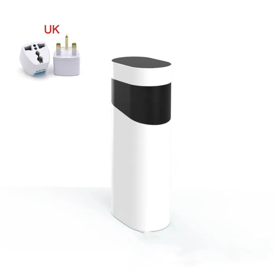 Desktop instant water dispenser with temperature control settings and compact design