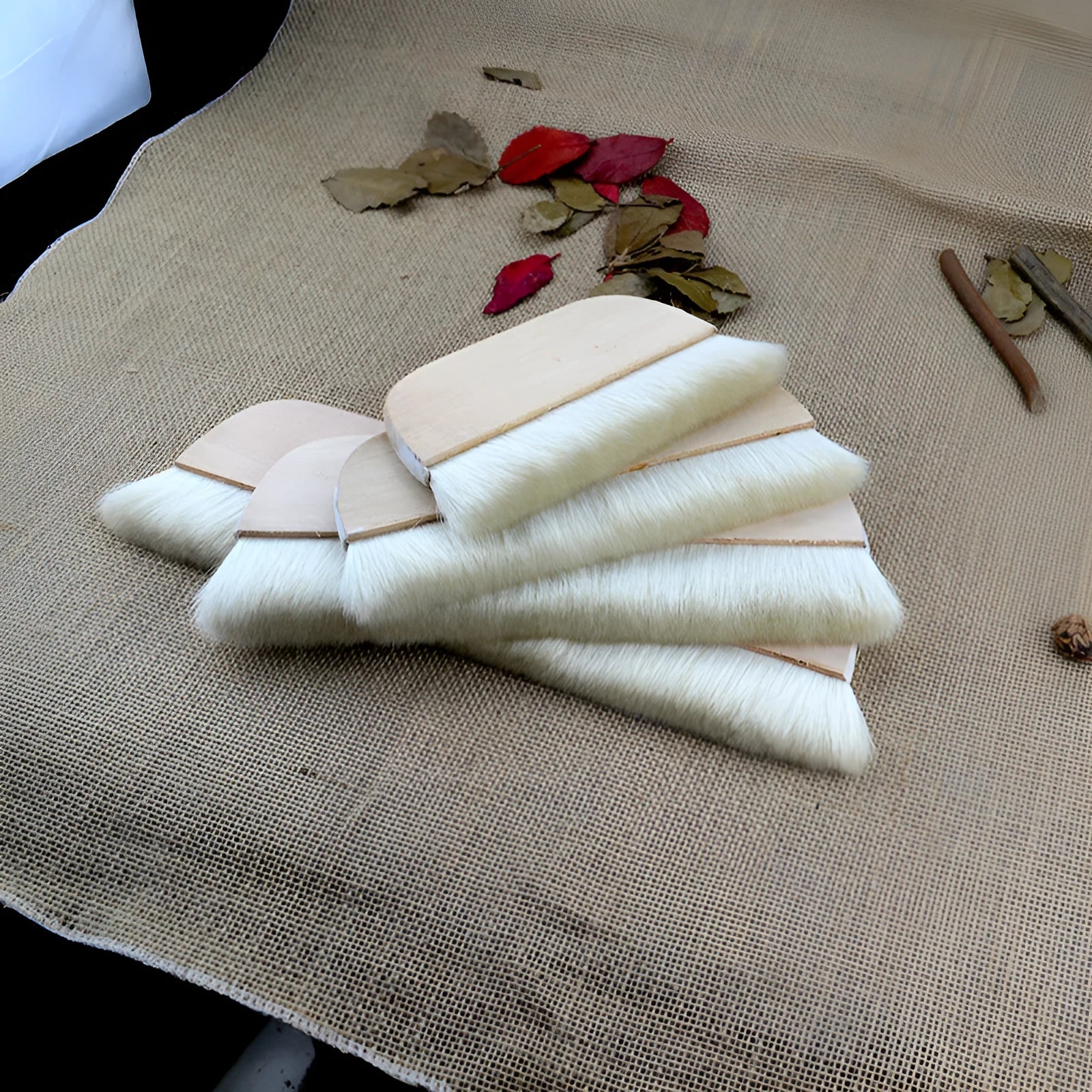 Wool brush art mounting tool available in 8 10 12 and 14 inch sizes for paint and paste