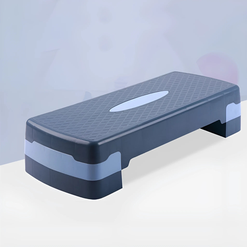 Fit Step aerobics platform in chosen colour, showing 68cm length, 28cm width and 15cm step height.
