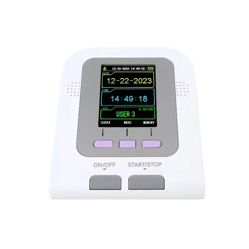 CONTEC08A-VET veterinary digital blood pressure monitor with colour screen and cuff.