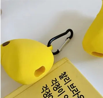 Yellow banana design silicone protective case for AirPods 3rd generation wireless headphones