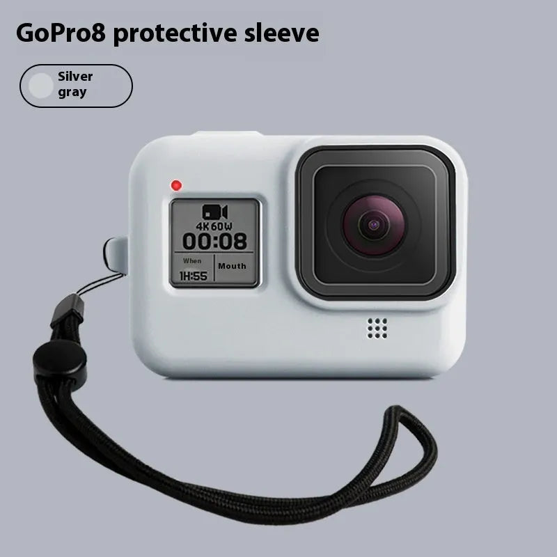 GoPro Hero8 Black protective sleeve and carrying strap accessory kit in blue colour