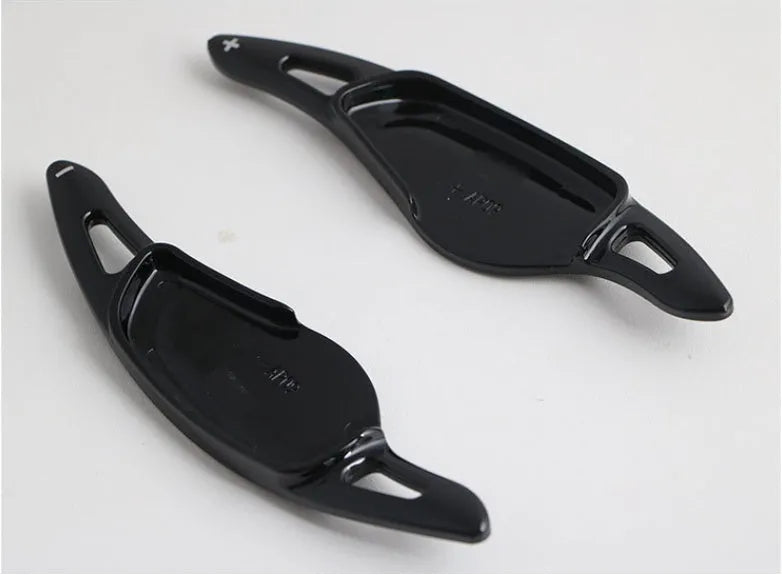 Carbon fibre steering wheel shift paddle modification kit in five colour options