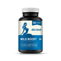 Bottle of 60-count dietary supplement capsules with probiotic, turmeric, and moringa formula.