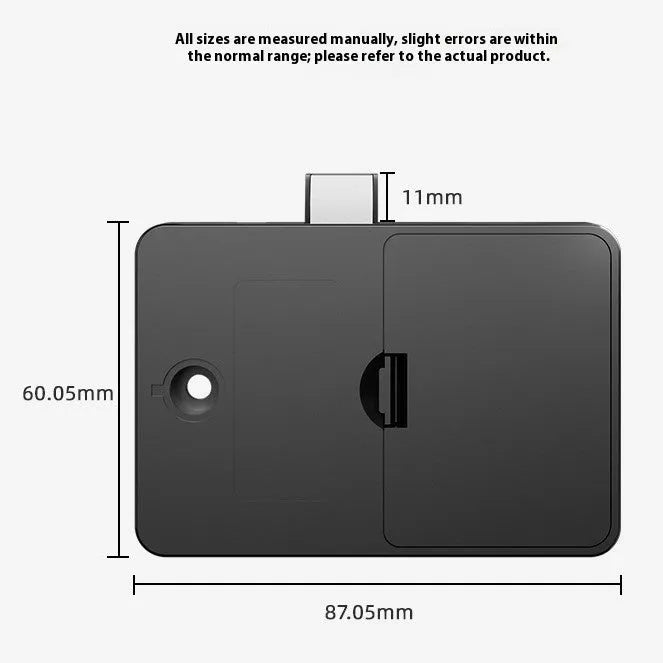 F079 punch-free invisible electronic drawer and wardrobe lock with key.