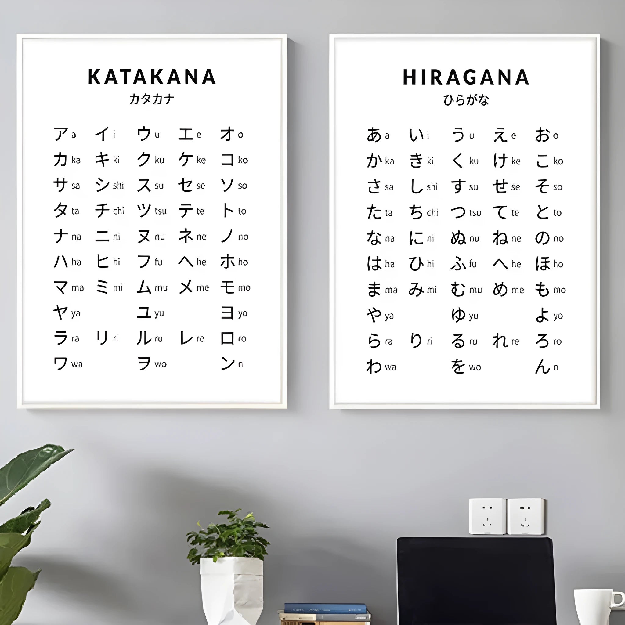 Personalised modern frameless canvas wall hanging painting with solid wood inner frame