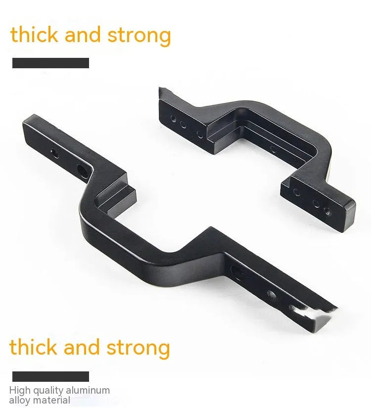 Black aluminium alloy LED reversing light bracket for Jeep Wrangler vehicles