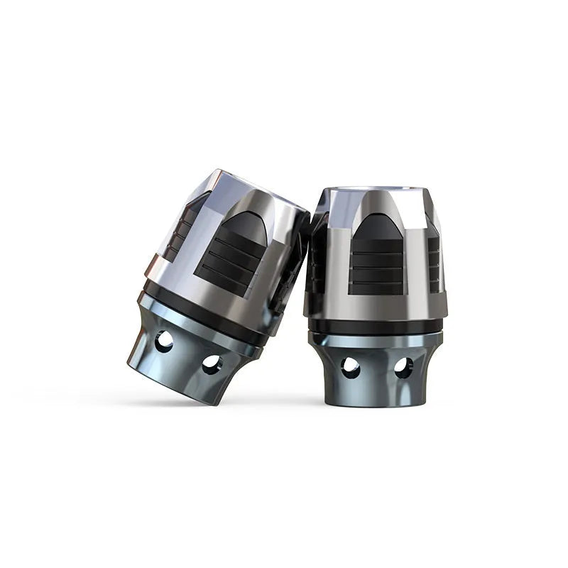 Aluminum alloy fork cup pair in multiple anodic colours for motorcycle and electric car front axles