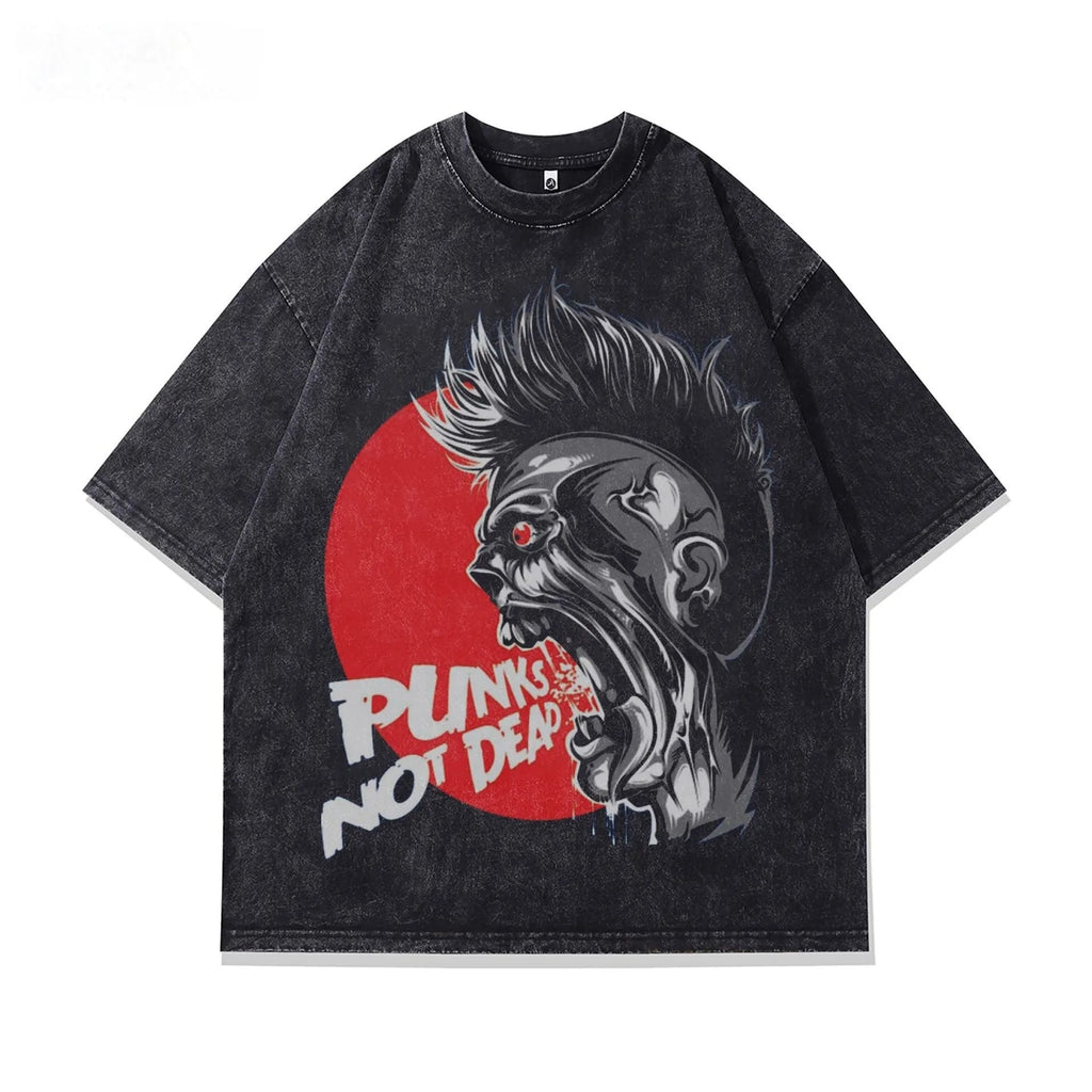 Men's loose fit cotton t-shirt with character print design in short sleeve styling