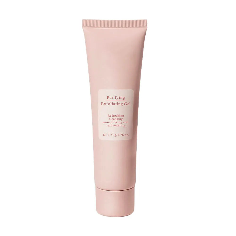 132g tube of moisturising facial exfoliating gel scrub for unisex skincare