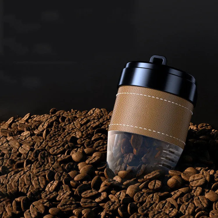Coffee cup shaped solid car air freshener in choice of colours for vehicle odour removal