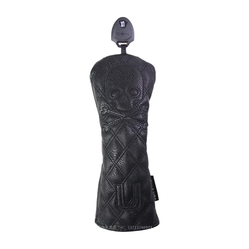 Black and white golf waterproof wooden pole protective cover for sports equipment