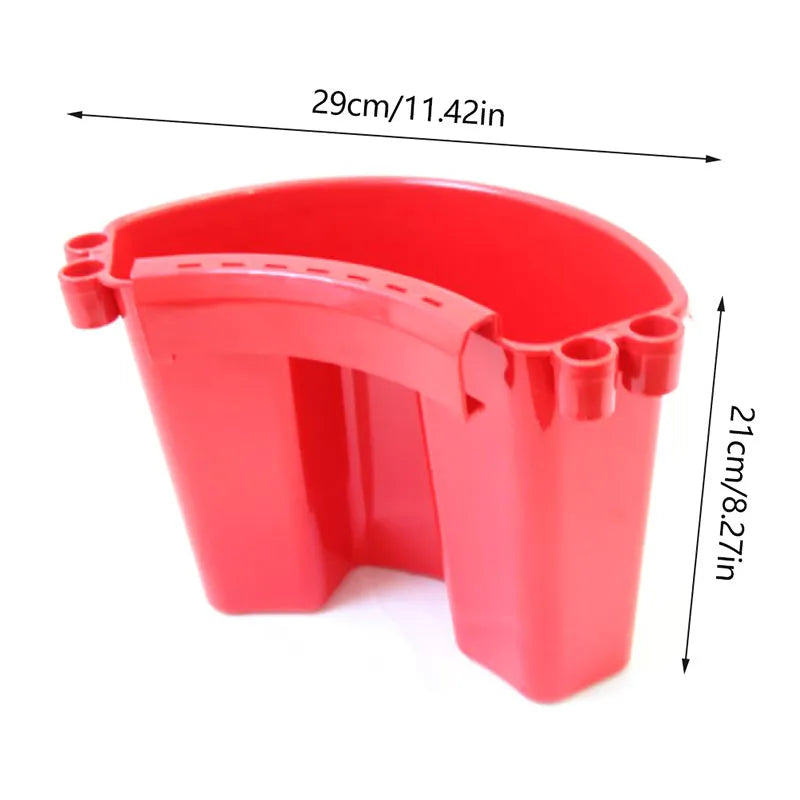 Car washing bucket in choice of four colours: black, red, blue or pink