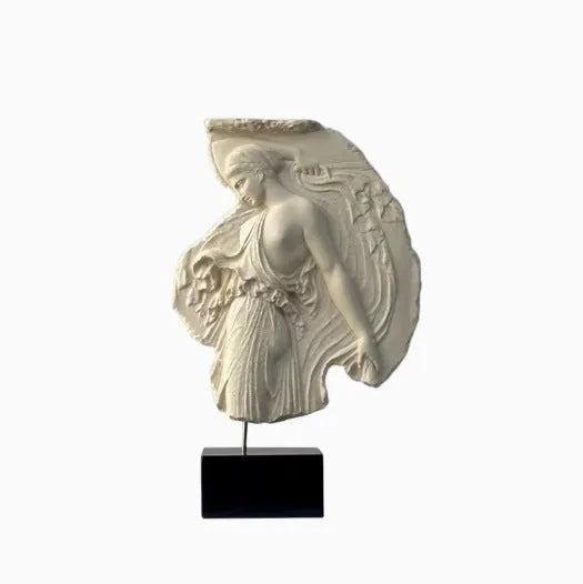 35cm tall wine goddess resin sculpture ornament in modern style