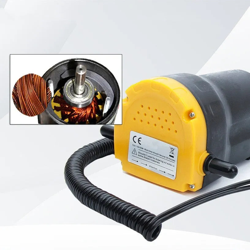 12V electric self-priming oil gear pump with engineering plastic body for transferring engine oil